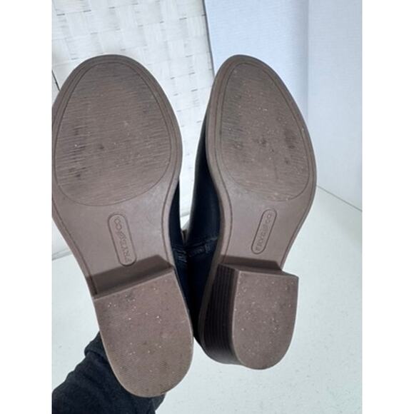 "FRYE & Co" Ankle Slip On Leather Ankle Boots‎ Size 6.5 Cowgirl Rodeo Block Heel - Picture 13 of 14